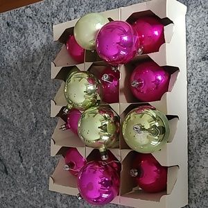 Vintage Poland Mercury Glass Ornaments - 17 Ornaments